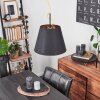 Saillon Hanger Geel, Zwart, 1-licht