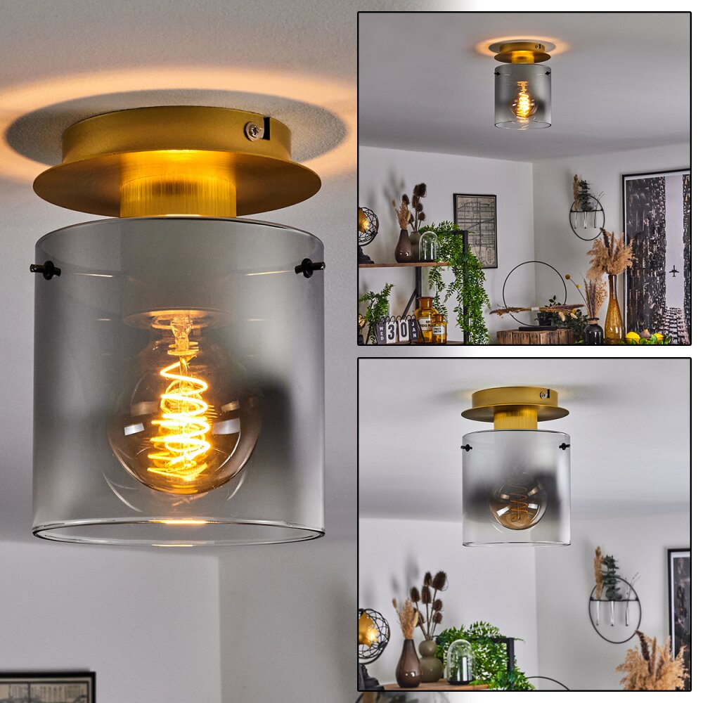 Vuoltu Plafondlamp Goud, 1-licht main product photo