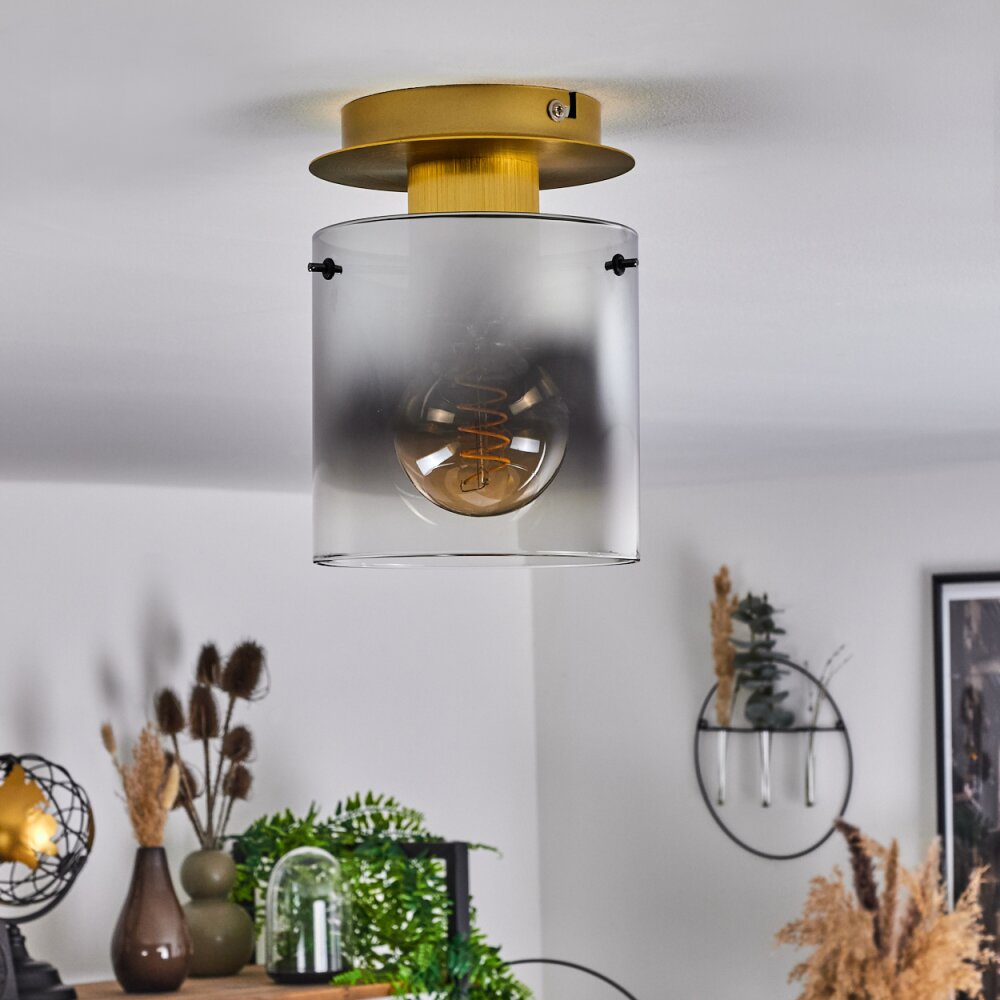 Vuoltu Plafondlamp Goud, 1-licht