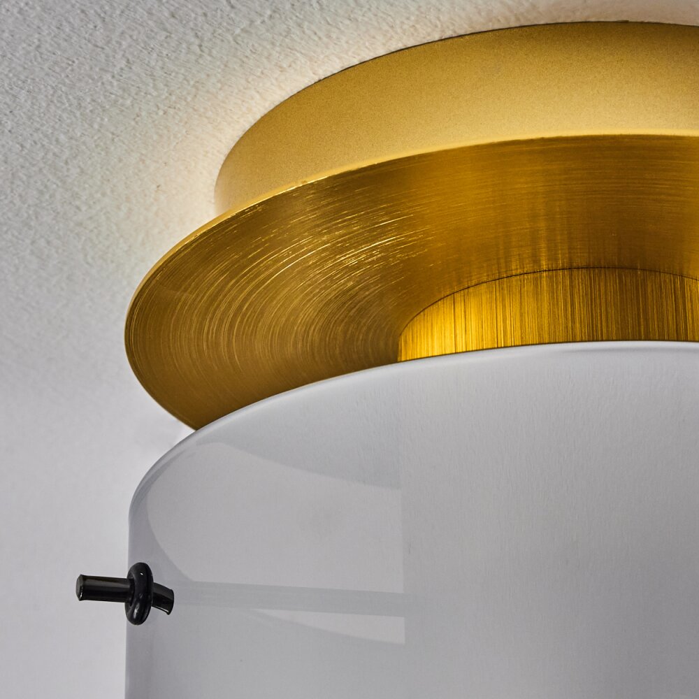 Vuoltu Plafondlamp Goud, 1-licht