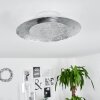 Merlo Plafondlamp LED Zilver, 1-licht