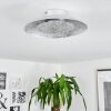 Merlo Plafondlamp LED Zilver, 1-licht