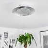 Merlo Plafondlamp LED Zilver, 1-licht