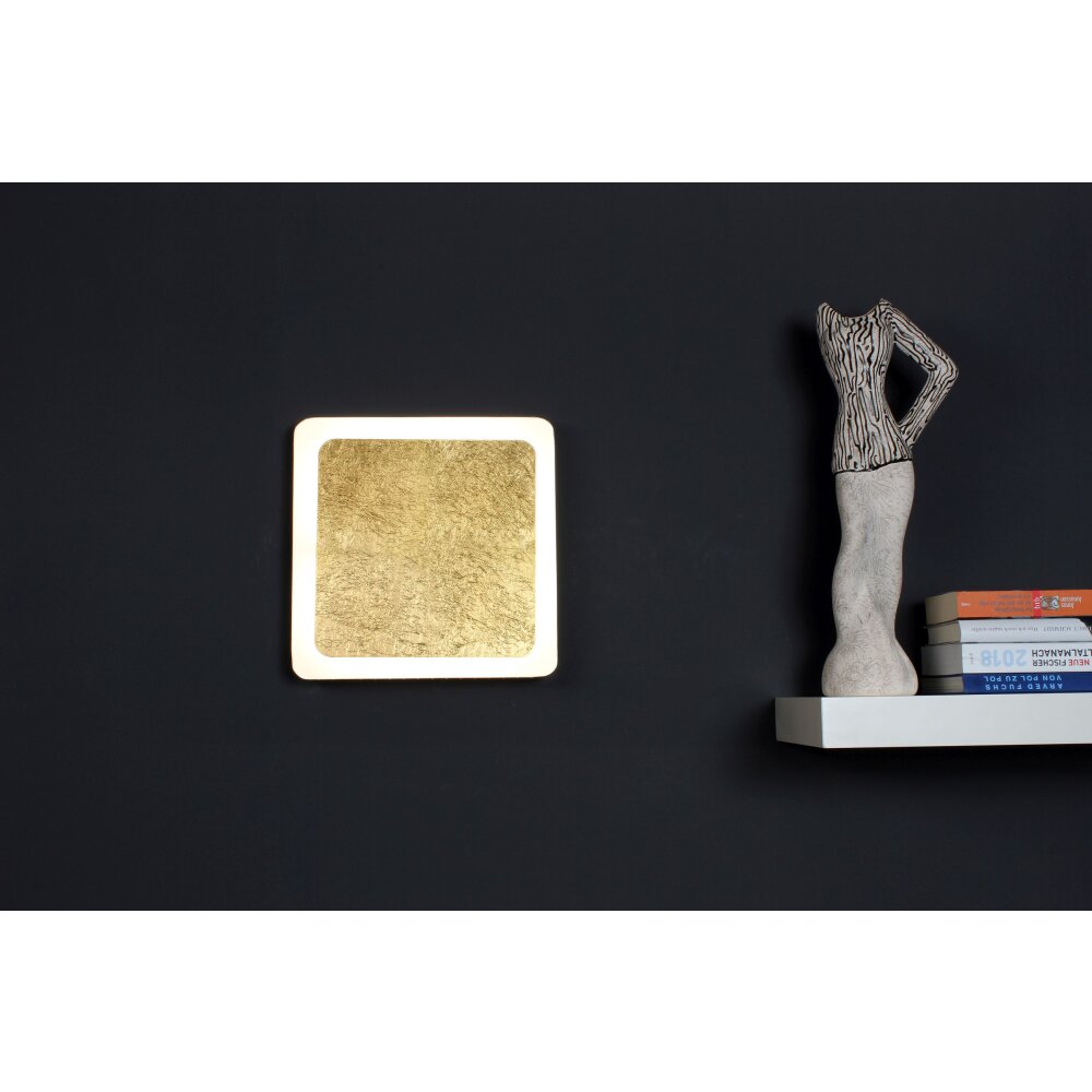 Luce Design Solaris Plafondlamp LED Zwart-Goud, Wit, 1-licht