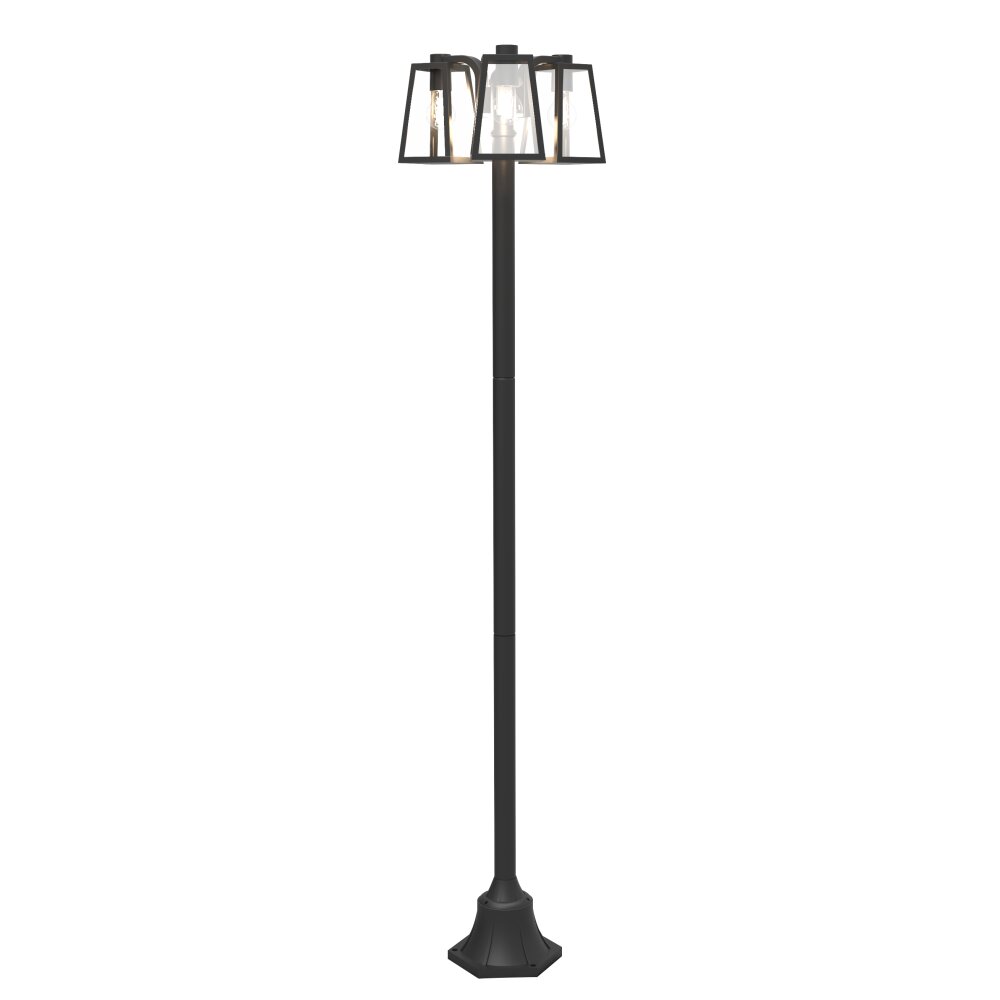 Lutec FIA Kandelaar Zwart, 3-lichts main product photo