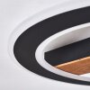 Katila Plafondlamp LED Bruin, Zwart, 1-licht
