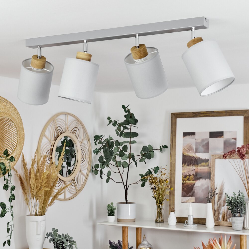 Chiuvi Plafondlamp Natuurlijke kleuren, Zilver, 4-lichts