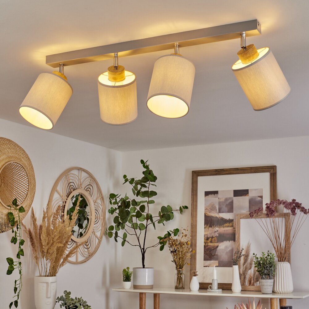 Chiuvi Plafondlamp Natuurlijke kleuren, Zilver, 4-lichts