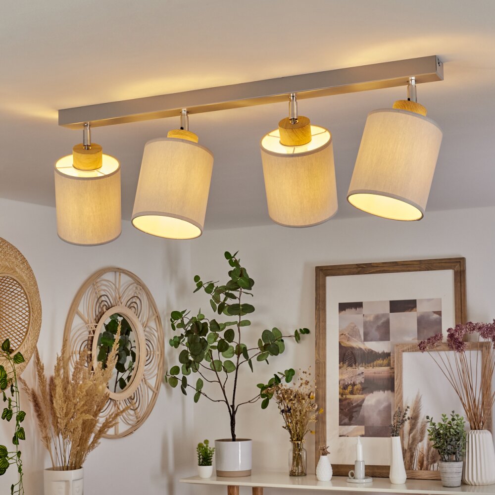 Chiuvi Plafondlamp Natuurlijke kleuren, Zilver, 4-lichts