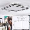 Nabbas Plafondpaneel LED Zwart, 1-licht