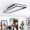 Nabbas Plafondpaneel LED Zwart, 1-licht