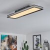 Nabbas Plafondpaneel LED Zwart, 1-licht