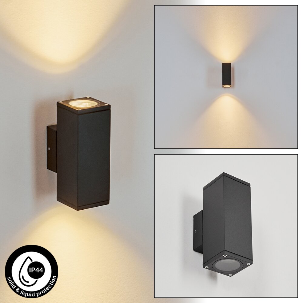 Kastari Buiten muurverlichting Antraciet, 2-lichts main product photo