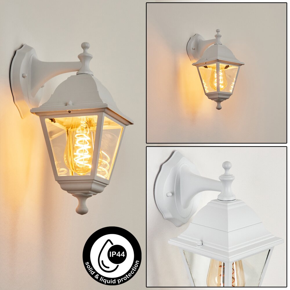 Halla Buiten muurverlichting Wit, 1-licht main product photo