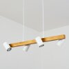 Zuoz Hanglamp Natuurlijke kleuren, Wit, 4-lichts