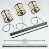 Candelaria Hanglamp Zwart, 3-lichts