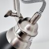 Gralingen Plafondlamp Nikkel mat, Zwart, Wit, 1-licht