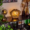 Hasteboda Tafellamp Bruin, houtlook, 1-licht