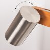 Zuoz Hanglamp Natuurlijke kleuren, Nikkel mat, 4-lichts