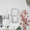 Aveleda Tafellamp Chroom, Zilver, 1-licht