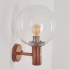 Bubodefo Buiten muurverlichting Bruin, houtlook, 1-licht, Bewegingsmelder
