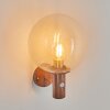 Bubodefo Buiten muurverlichting Bruin, houtlook, 1-licht, Bewegingsmelder