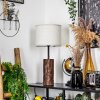 Perdigueira Tafellamp Natuurlijke kleuren, Zwart, 1-licht