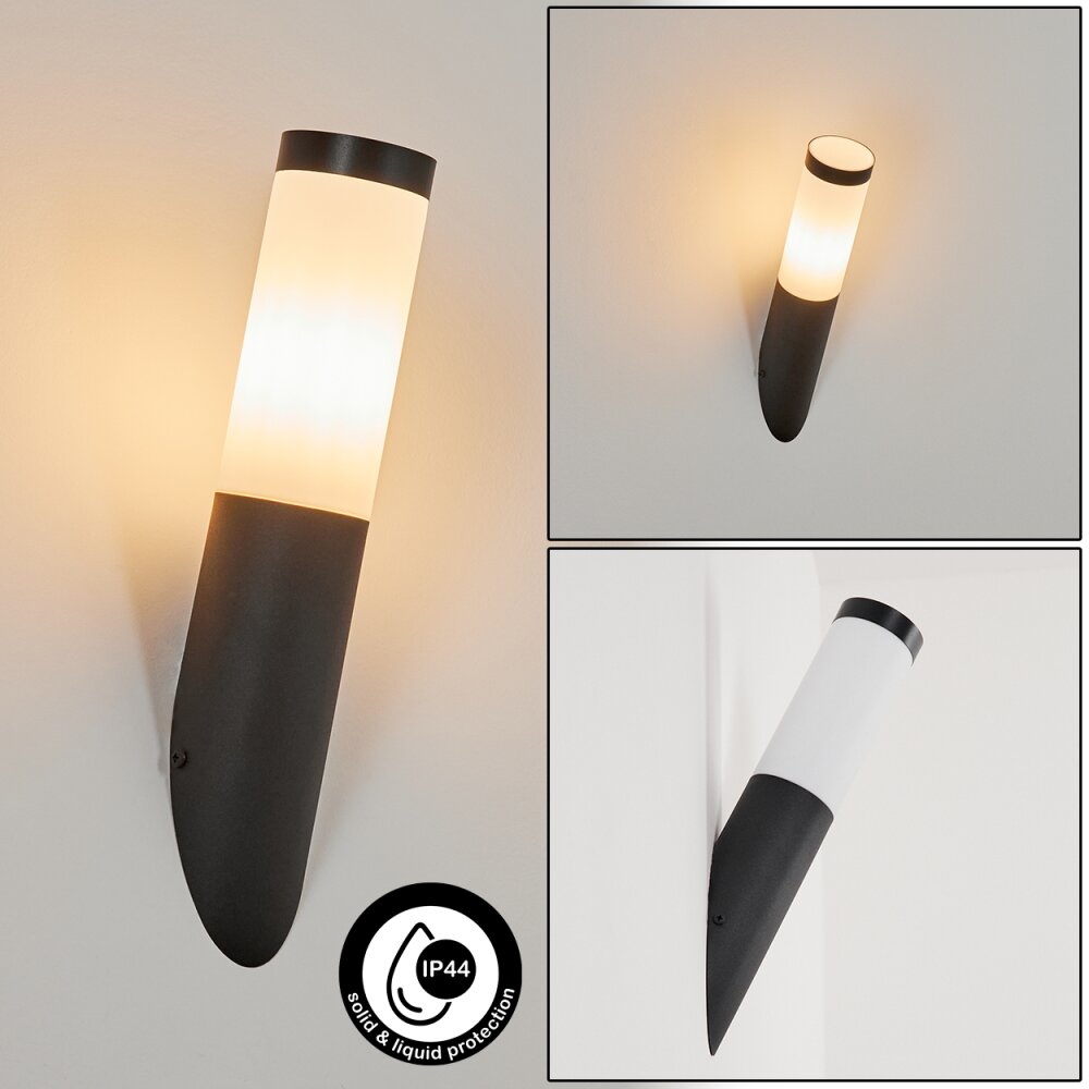Ruti Buiten muurverlichting Zwart, 1-licht main product photo