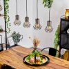 Bardhaman Hanglamp Zwart, 4-lichts