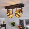 Combeima Plafondlamp Zwart, 2-lichts