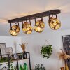 Combeima Plafondlamp Zwart, 4-lichts