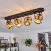 Combeima Plafondlamp Zwart, 4-lichts