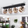 Combeima Plafondlamp Zwart, 4-lichts