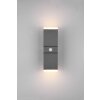Trio Avon Buiten muurverlichting LED Antraciet, 2-lichts, Bewegingsmelder Trio Avon Buiten muurverlichting LED Antraciet, 2-lichts, Bewegingsmelder