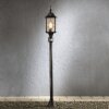 Konstsmide Milano Padverlichting Zwart, 1-licht, Bewegingsmelder