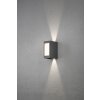 Konstsmide Cremona Muurlamp LED Antraciet, 2-lichts
