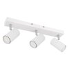 Globo ROBBY Plafondlamp Chroom, Wit, 3-lichts