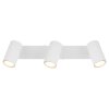 Globo ROBBY Plafondlamp Chroom, Wit, 3-lichts