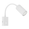 Globo ROBBY Muurlamp Wit, 1-licht