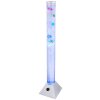 Globo MENDOZA Tafellamp LED Zilver, Transparant, Helder, 1-licht, Kleurwisselaar