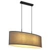 Globo NATHAN Hanger Zwart, 2-lichts
