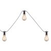 Globo Lichtketting LED Zwart, 10-lichts