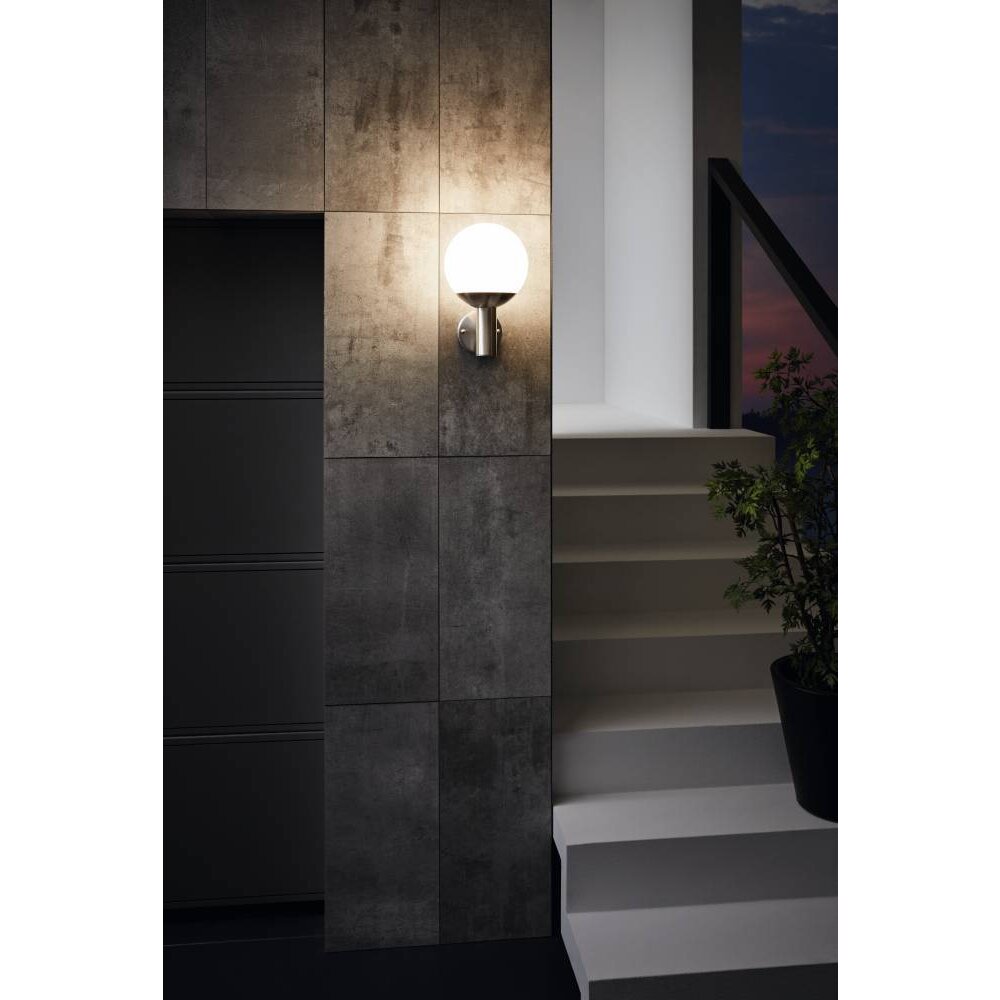 Eglo NISIA-Z Buiten muurverlichting LED roestvrij staal, 1-licht main product photo