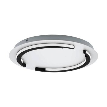 Eglo ZAMPOTE Plafondlamp LED Zwart, Wit, 1-licht