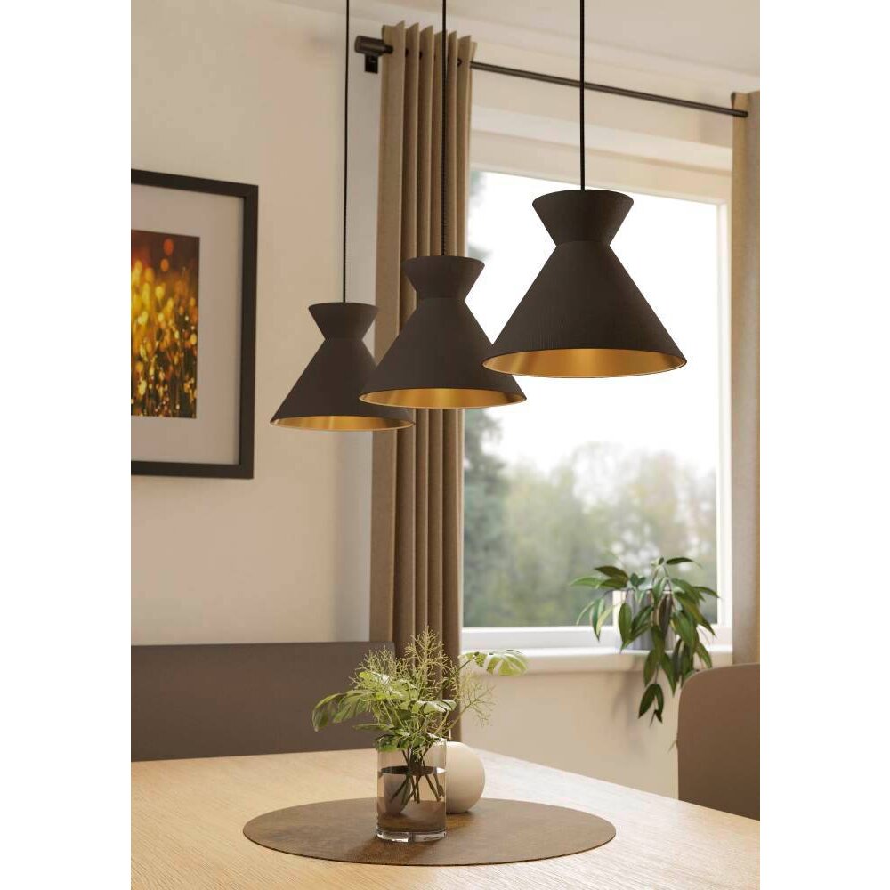Eglo NASTASIA Hanger Zwart, 3-lichts main product photo