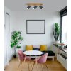 Globo ROBBY Plafondlamp Zwart, 3-lichts