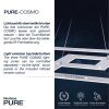 Paul Neuhaus PURE-COSMO Hanglamp LED Aluminium, 44-lichts, Afstandsbediening