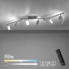 Paul Neuhaus PURE-MIRA Plafondlamp LED Aluminium, 6-lichts, Afstandsbediening
