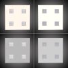 Paul Neuhaus PURE-NEO Plafondlamp LED Aluminium, 4-lichts, Afstandsbediening