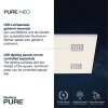 Paul Neuhaus PURE-NEO Plafondlamp LED Aluminium, 4-lichts, Afstandsbediening